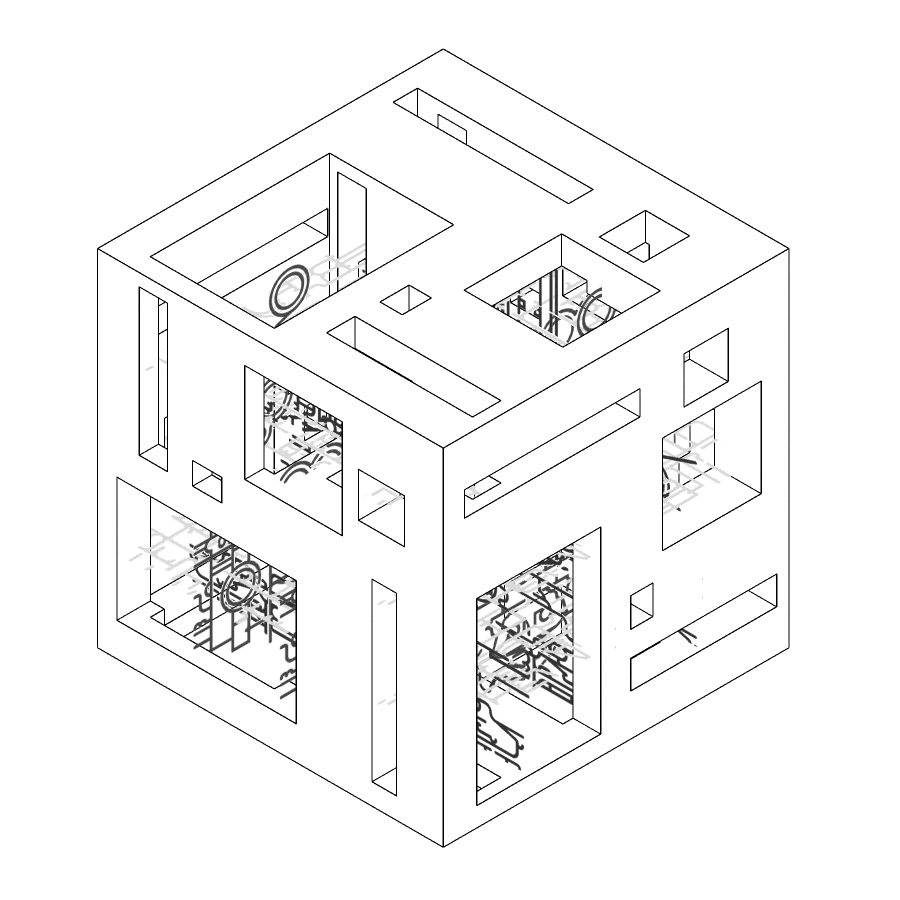 Archigram × Alberto Campo Baeza, the fused form