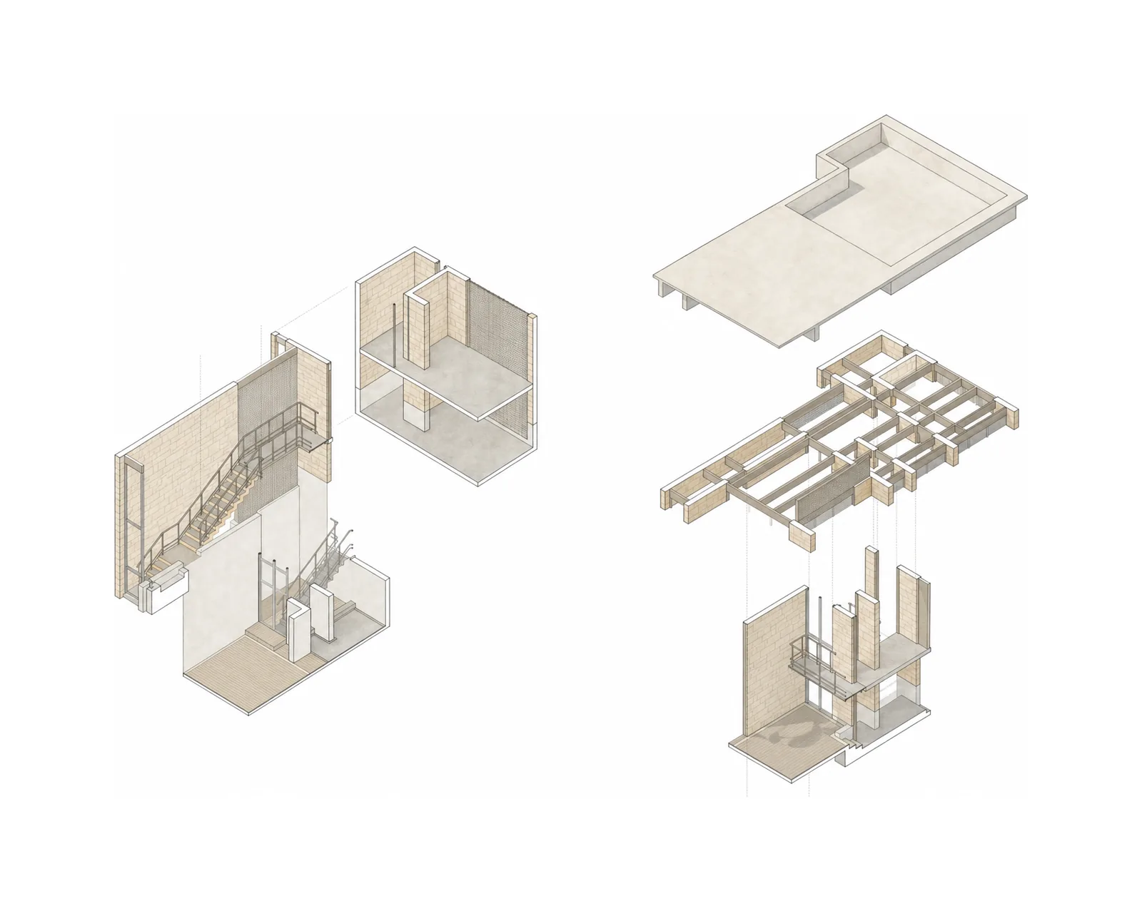Exploded isometric