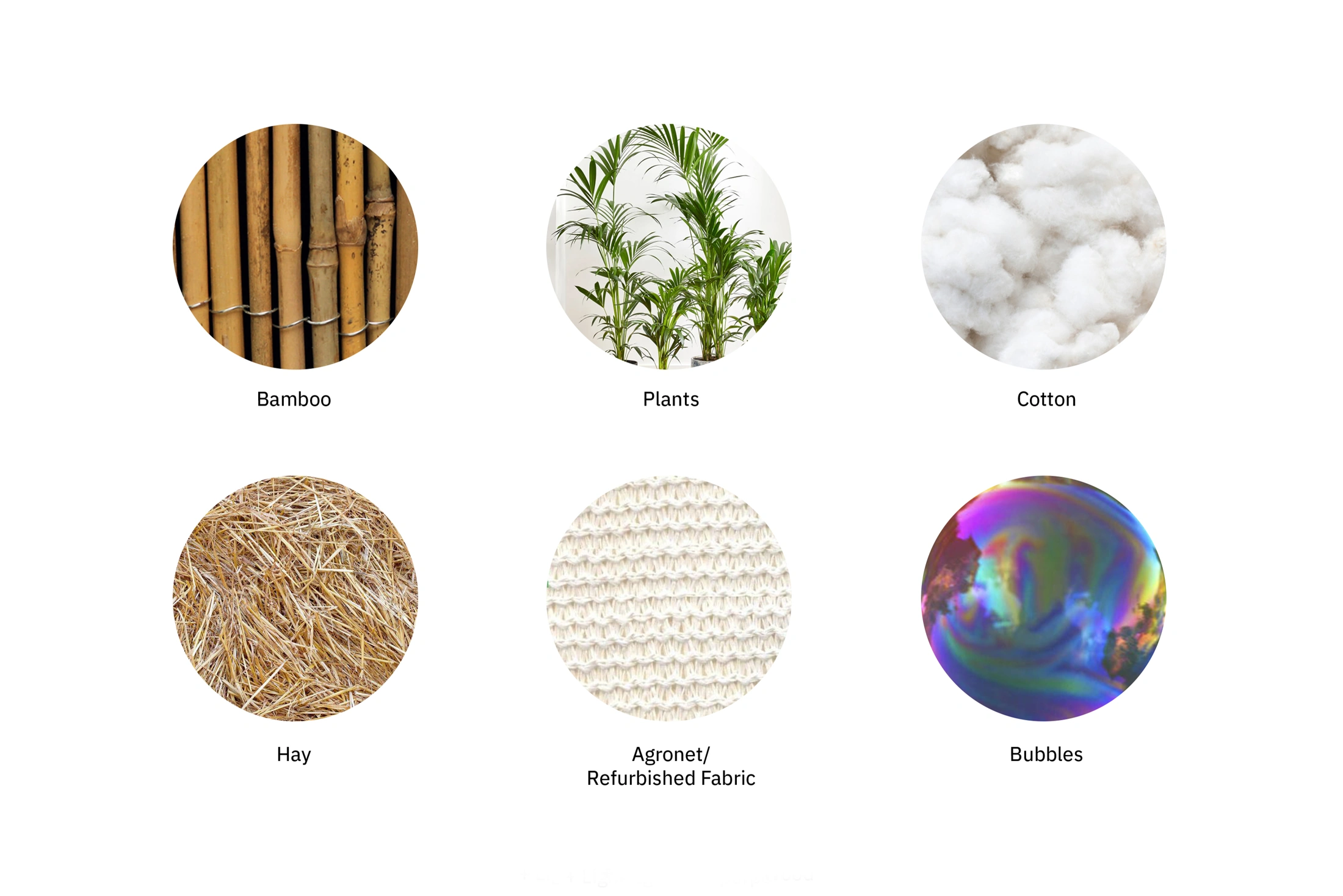 GOONJ — Material palette; project archive from Varun Mehta.