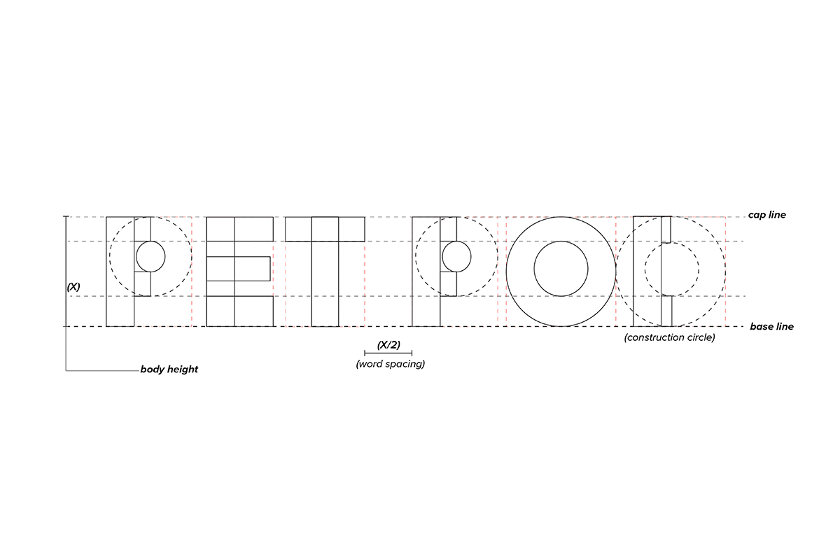 Pet Pod — Animated wordmark construction; project archive from Varun Mehta.