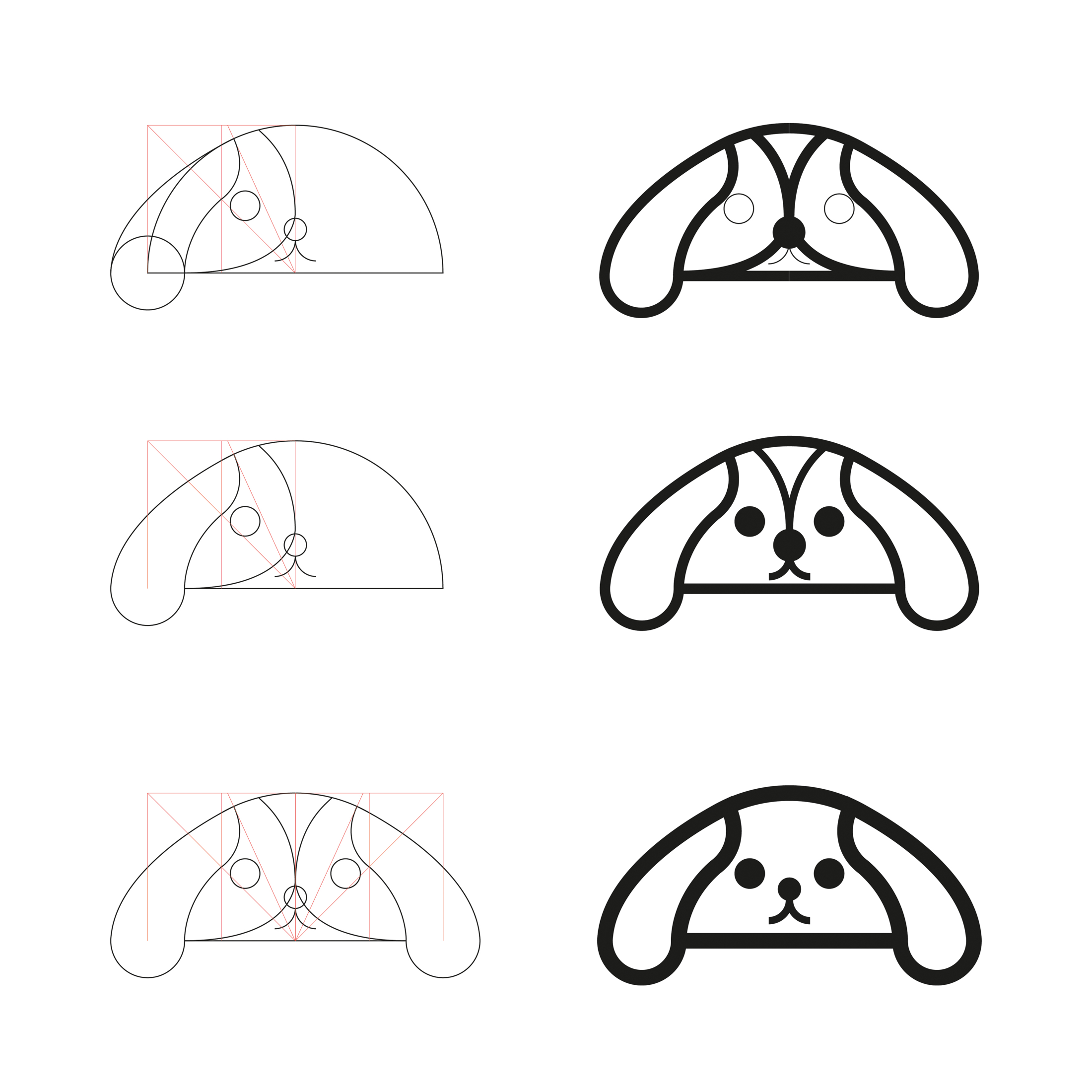 Pet Pod — Dog graphic development; project archive from Varun Mehta.