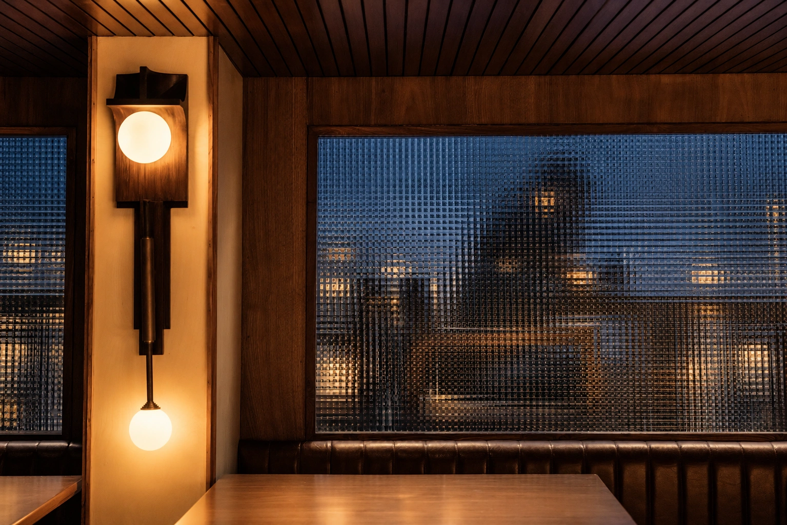 SWC Barroom, Bandra, Mumbai: window detail in warm evening light.