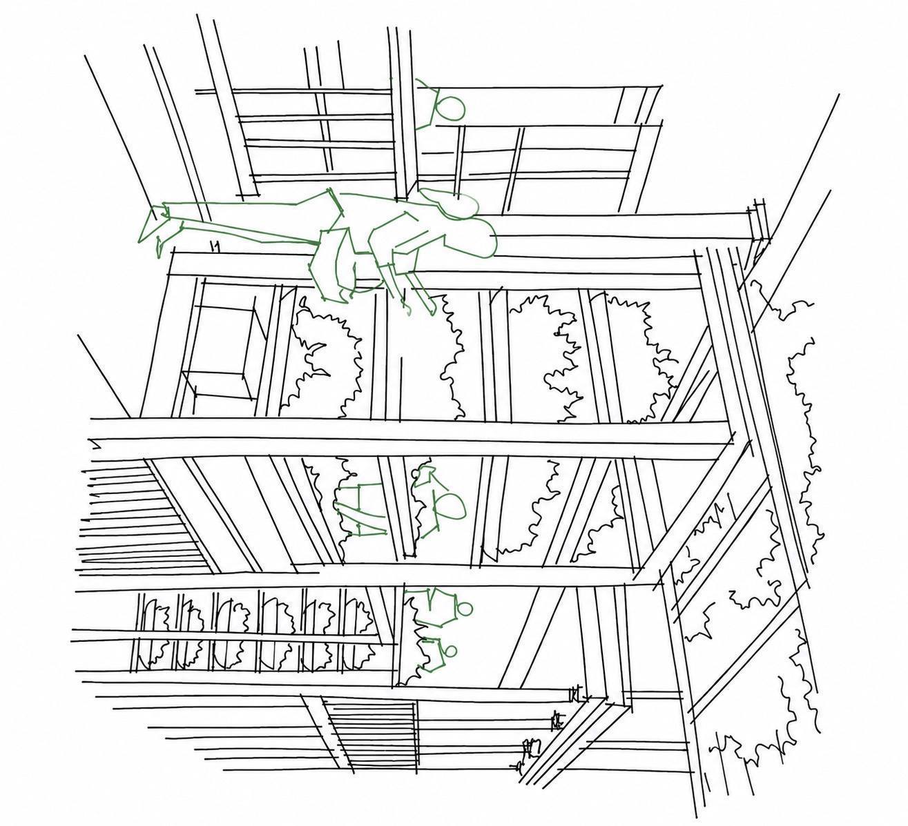 Porch-Side Aeroponics — concept sketch
