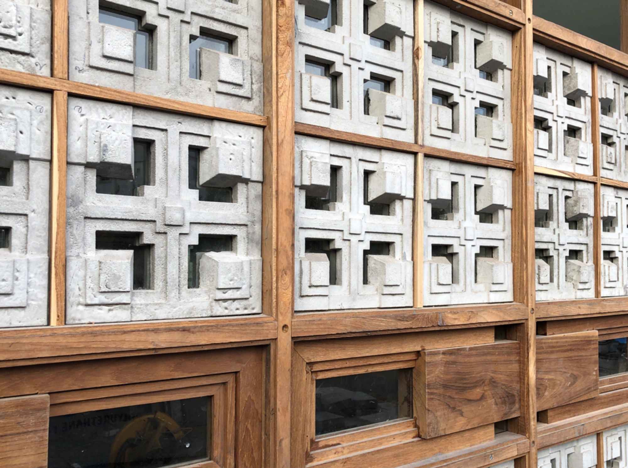 Unplugged — Tile assembly detail; Selected architectural image.
