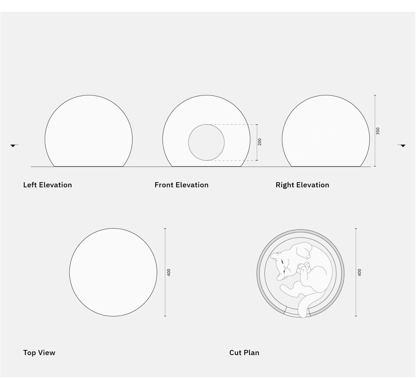 Bubble Pod — Technical drawing · source page 7