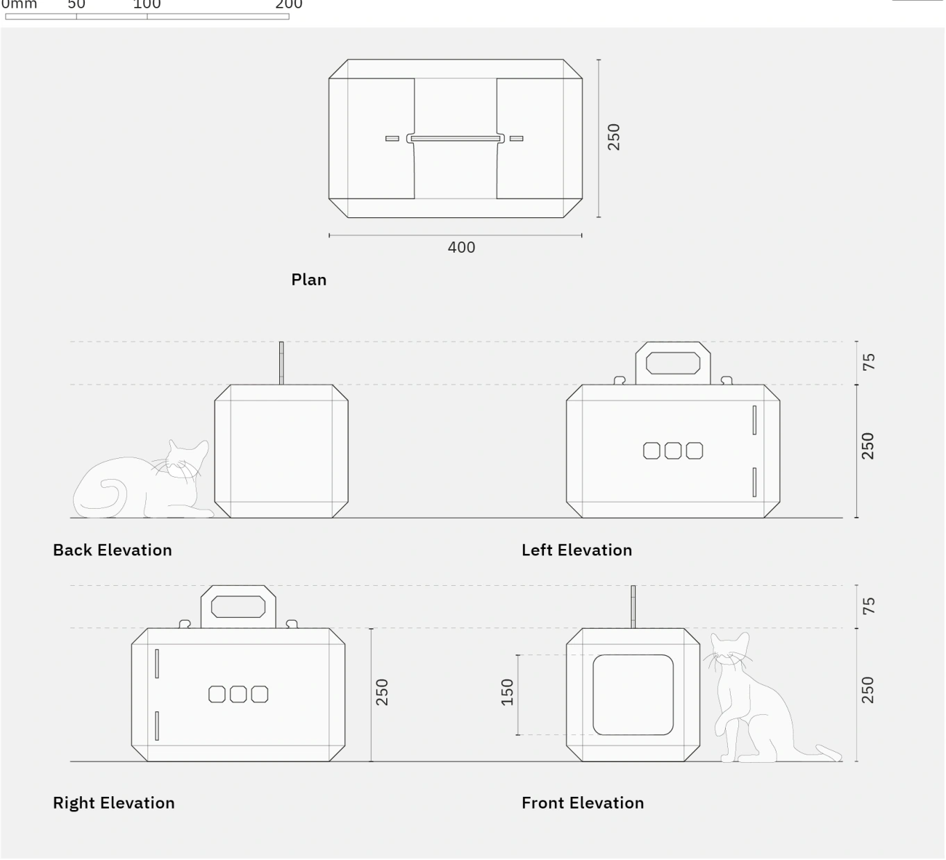 Carrier Pod — Technical drawing · source page 20