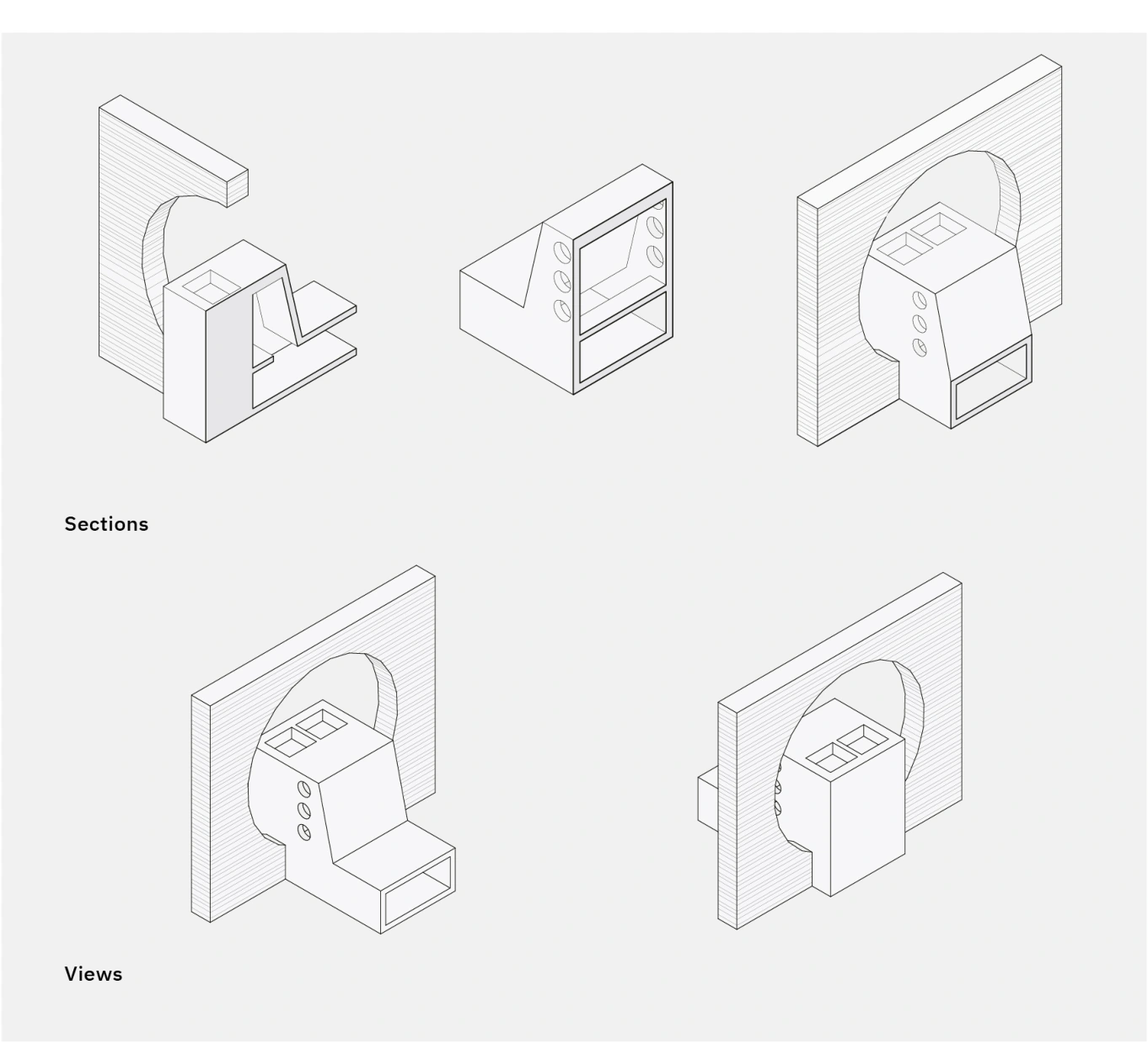 Circle Earth Bench — Technical drawing · source page 55