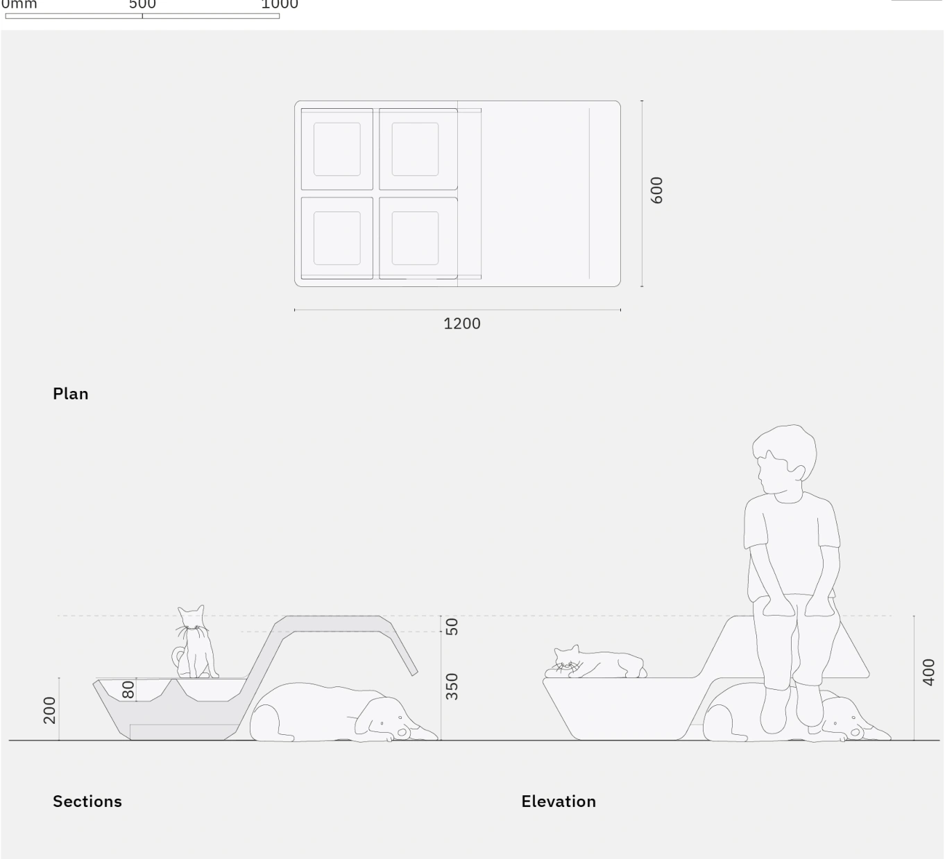 Mono Pod — Technical drawing · source page 36