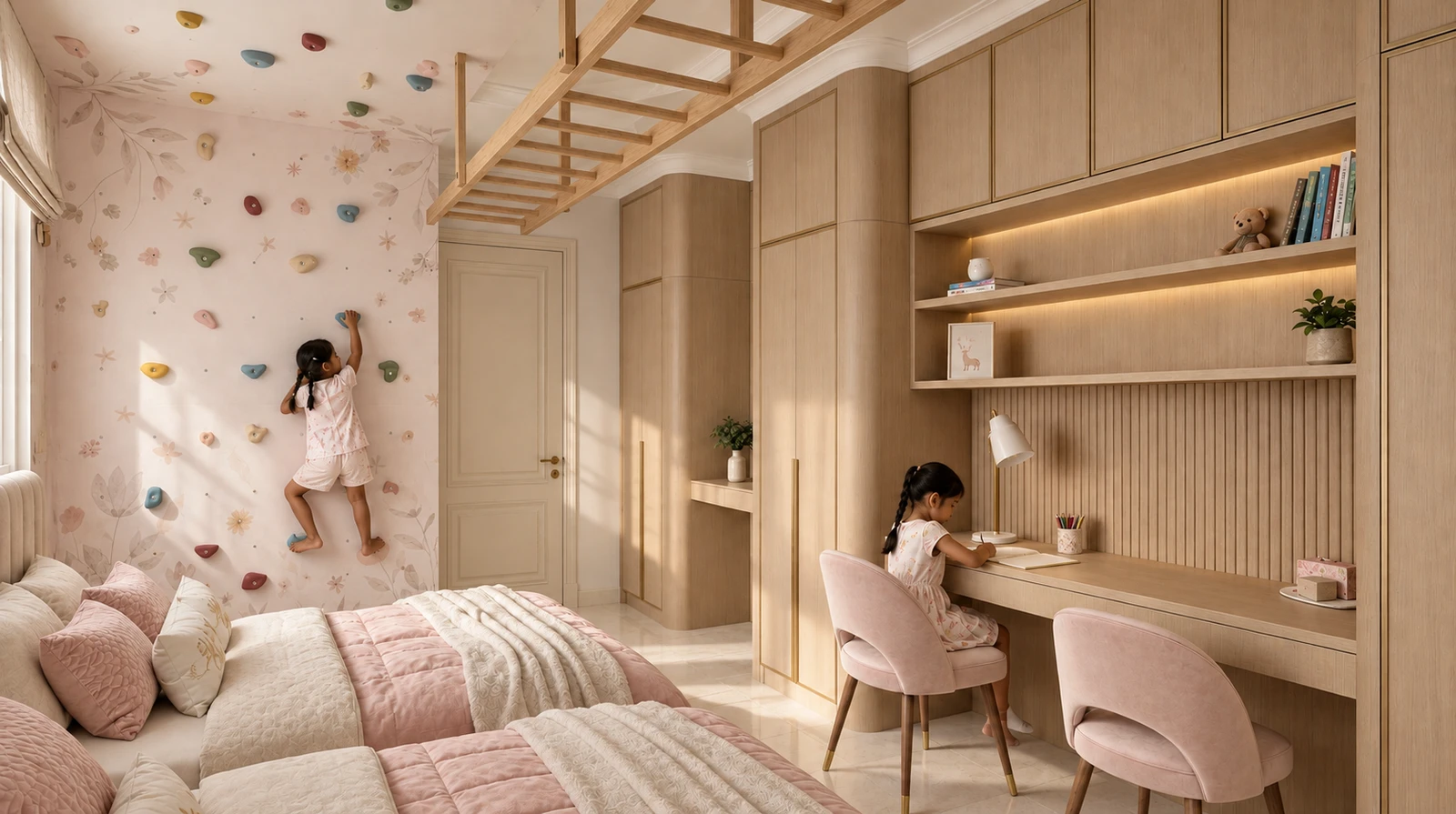XBKC — Kids’ bedroom; AI-assisted architectural visualisation.
